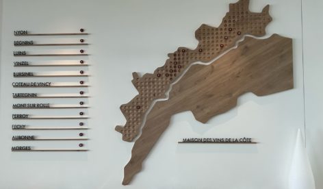 Maison des Vins: pose de plafonds acoustiques perforés